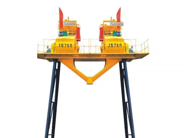 JS750型双连体混凝土搅拌机